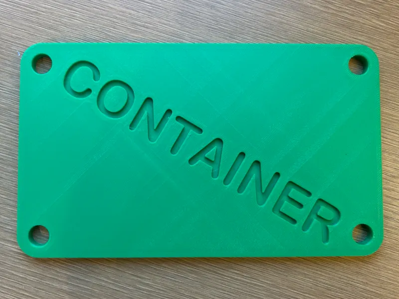 Giant Keyring - Labelled Container
