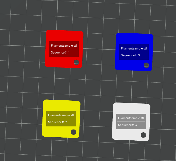 Miniatura 9 do modelo 3D Filament swatch