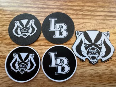 Limon Badgers Coaster Set