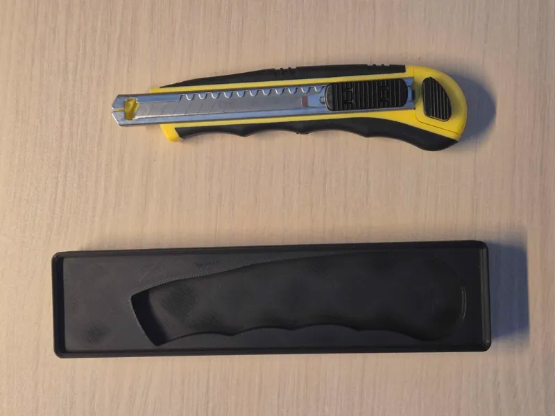 Utility knife gridfinity box