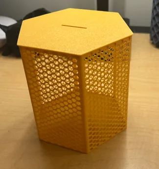 Honey Comb Piggy Bank