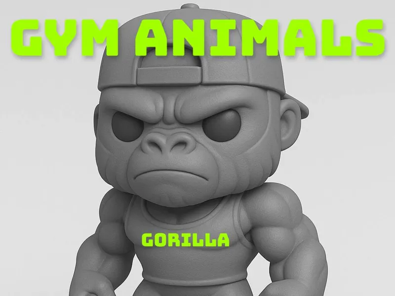 Gym Animals - Gym Gorilla