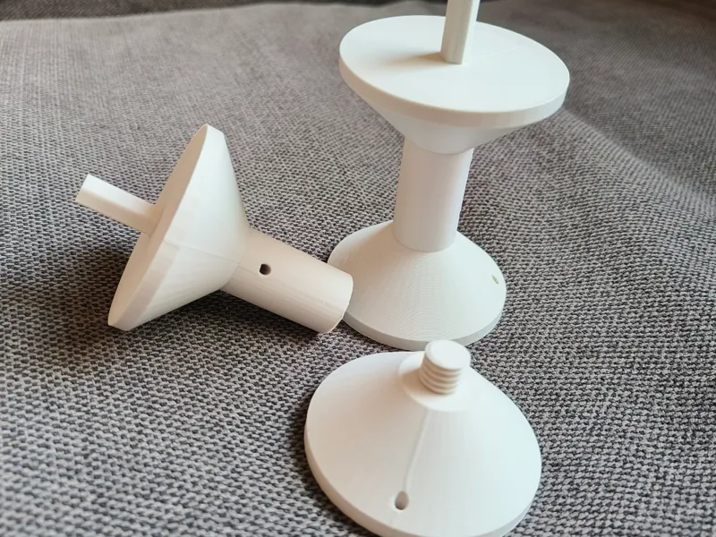 Fishing line spool for drill