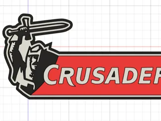 NZ Canterbury Crusaders Ruby Logo Lightbox