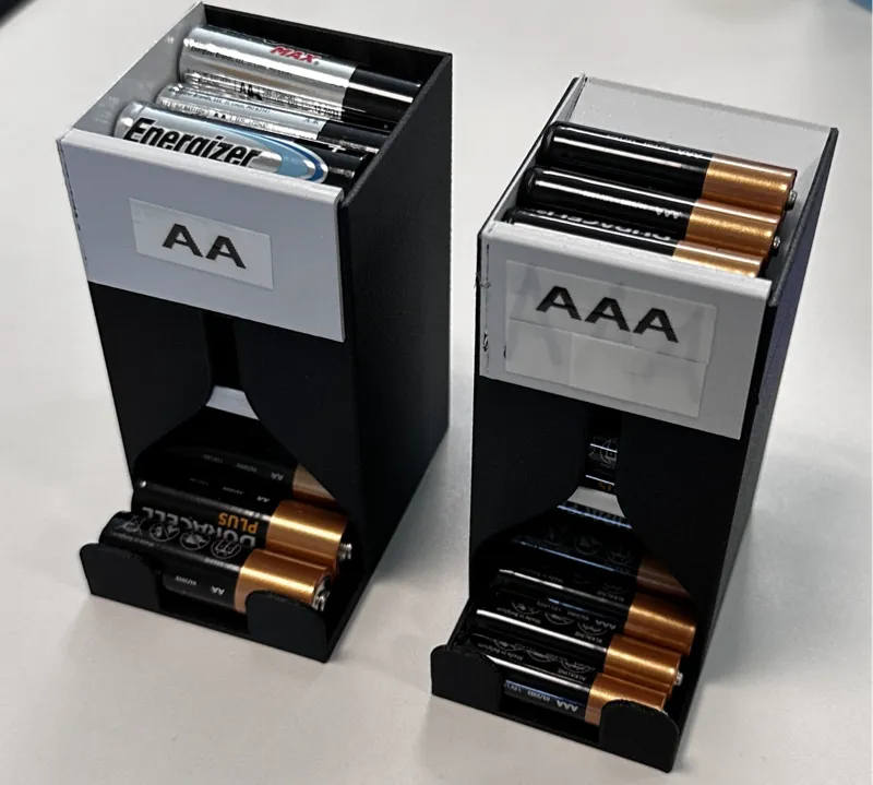 AA & AAA battery dispenser (Outdated version)