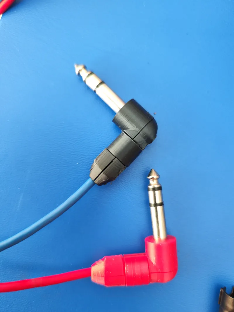 TRS jack 90º angled Sleeve 