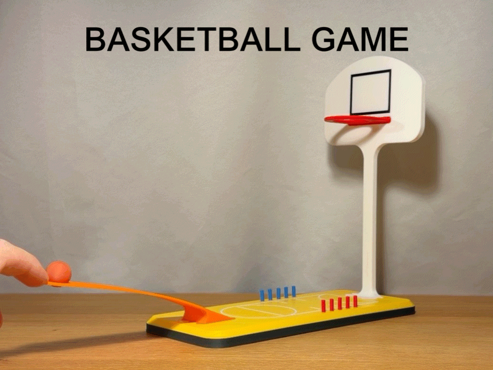 Mini Tabletop Basketball Flick Game