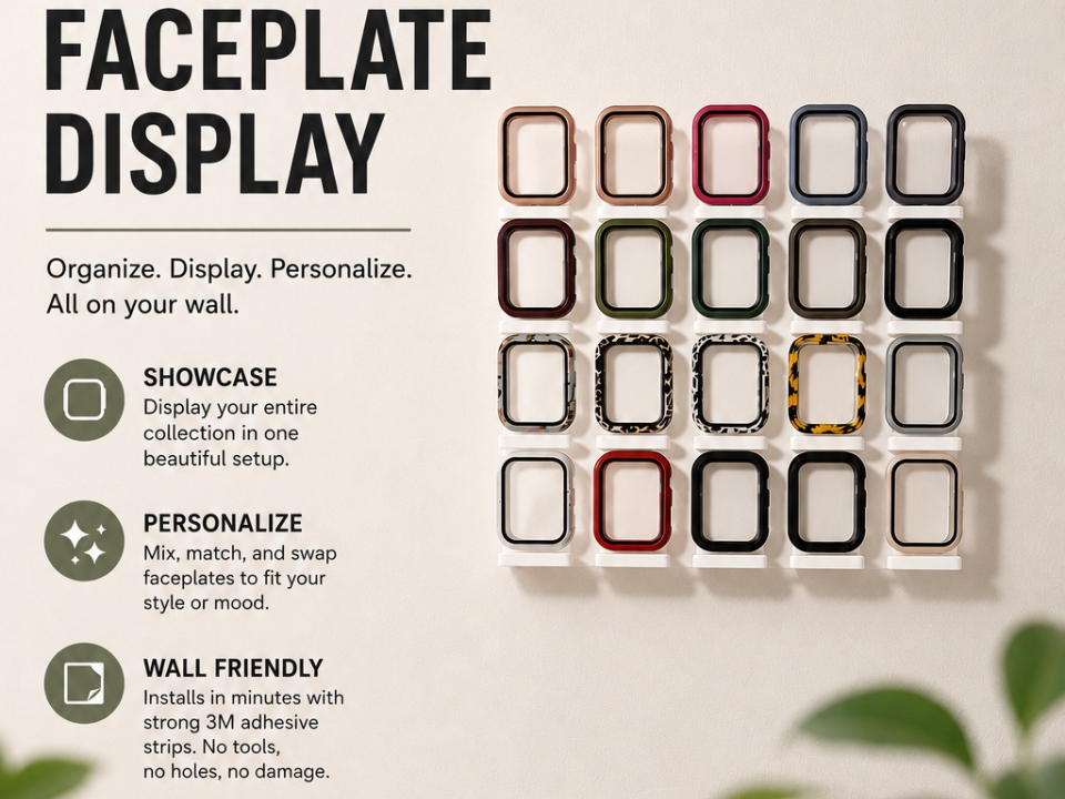 44mm Smart Watch Face Display
