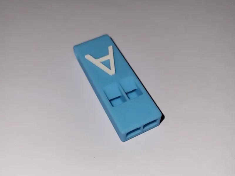 Whistle with letter A