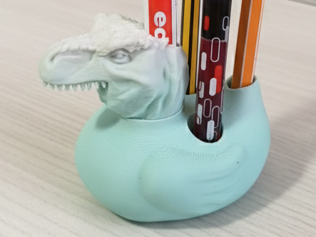 Stiftehalter Badeente Trex Meme Bürotisch