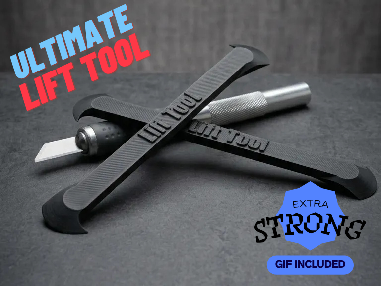 Lift Tool – Ultimate 3D Print & Vinyl Removal Tool