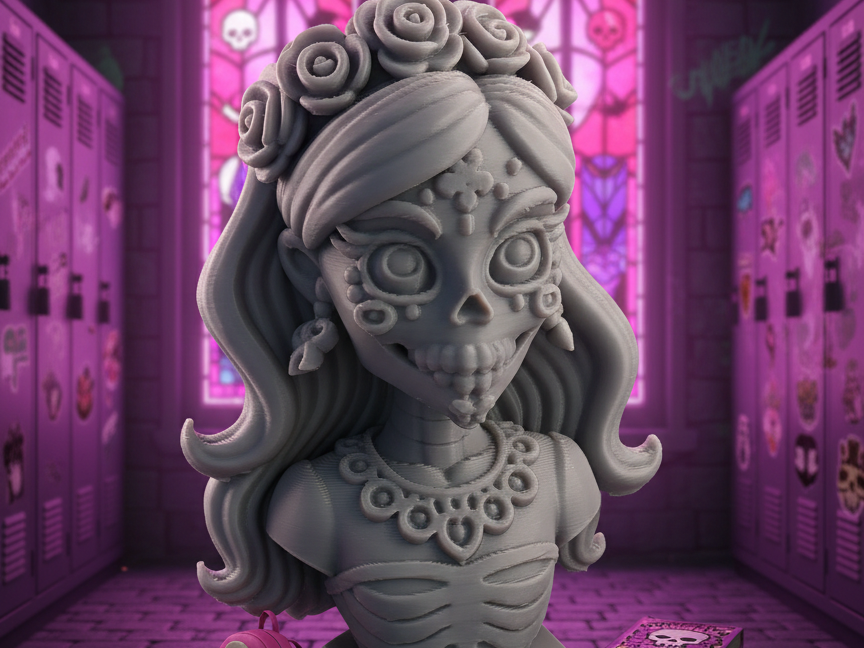 Skelita Calaveras Monster High bust