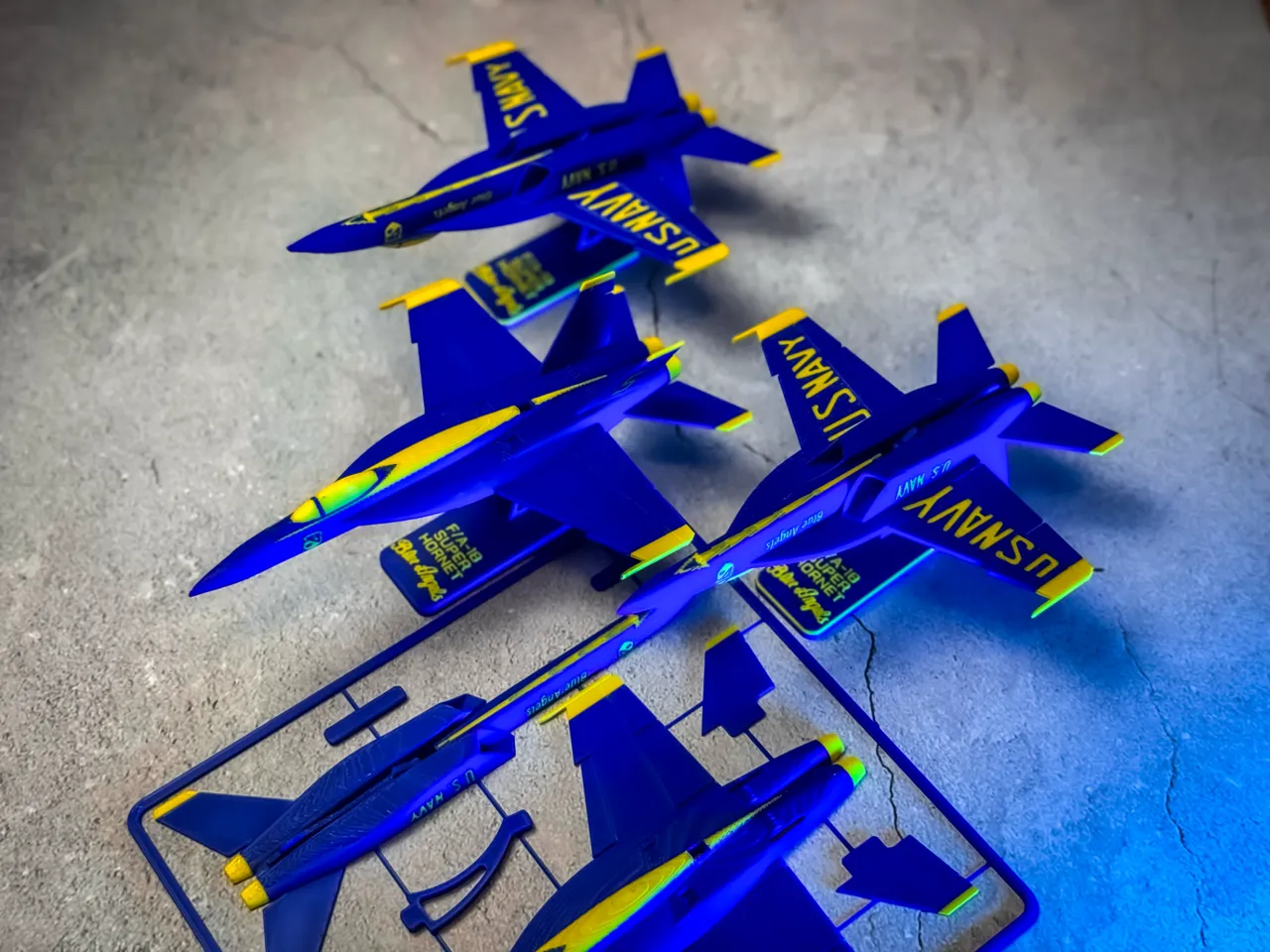 F/A-18 Super Hornet Blue Angels Plane KitCard view 2