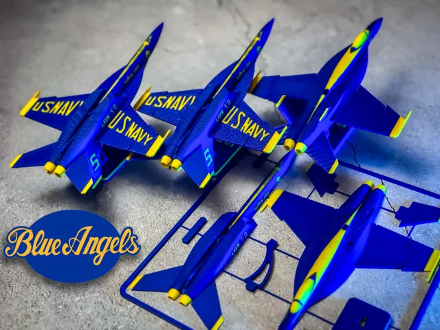 F/A-18 Super Hornet Blue Angels Plane KitCard
