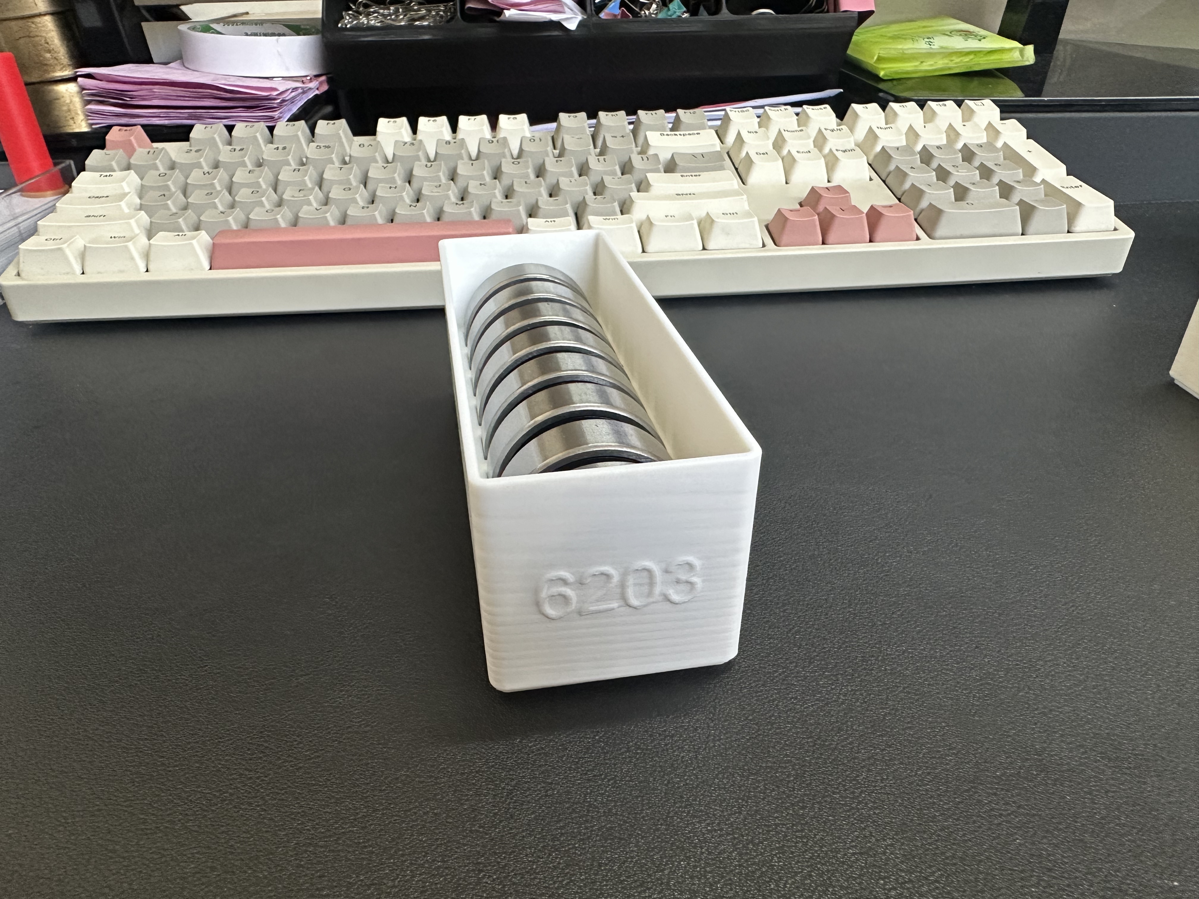 Miniatura 4 do modelo 3D 6200-6206系列轴承可堆叠收纳盒