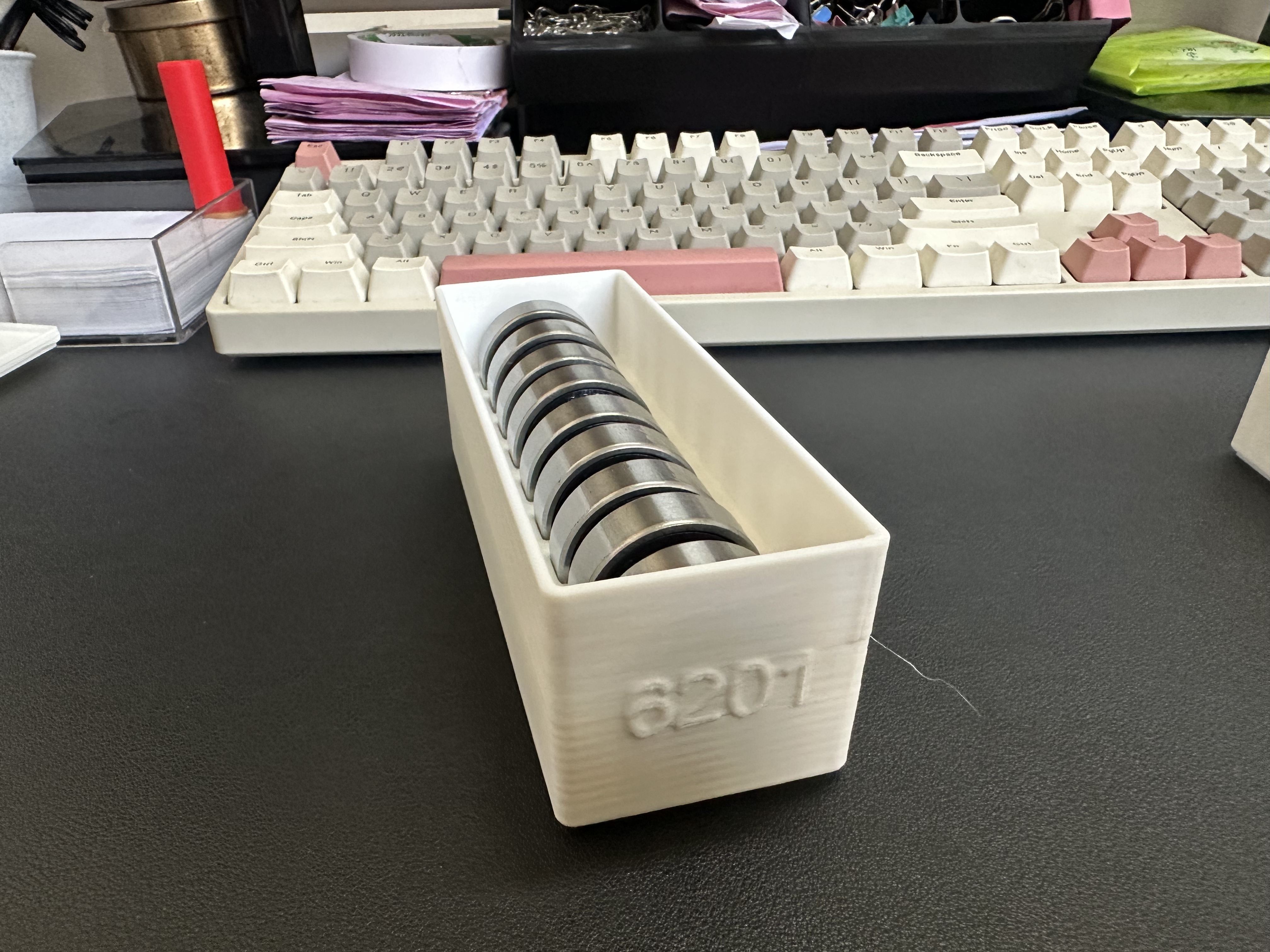 Miniatura 2 do modelo 3D 6200-6206系列轴承可堆叠收纳盒