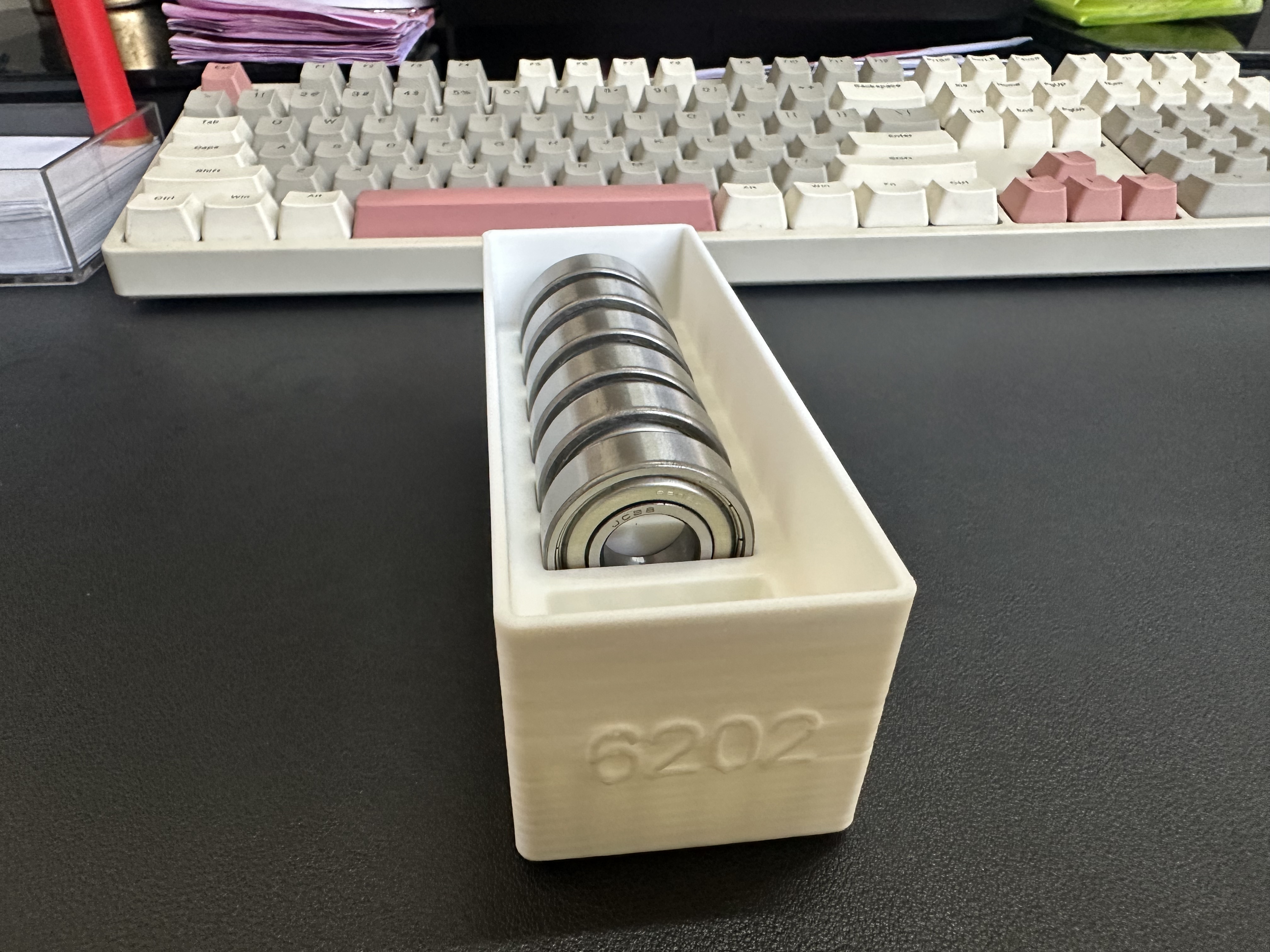 Miniatura 3 do modelo 3D 6200-6206系列轴承可堆叠收纳盒