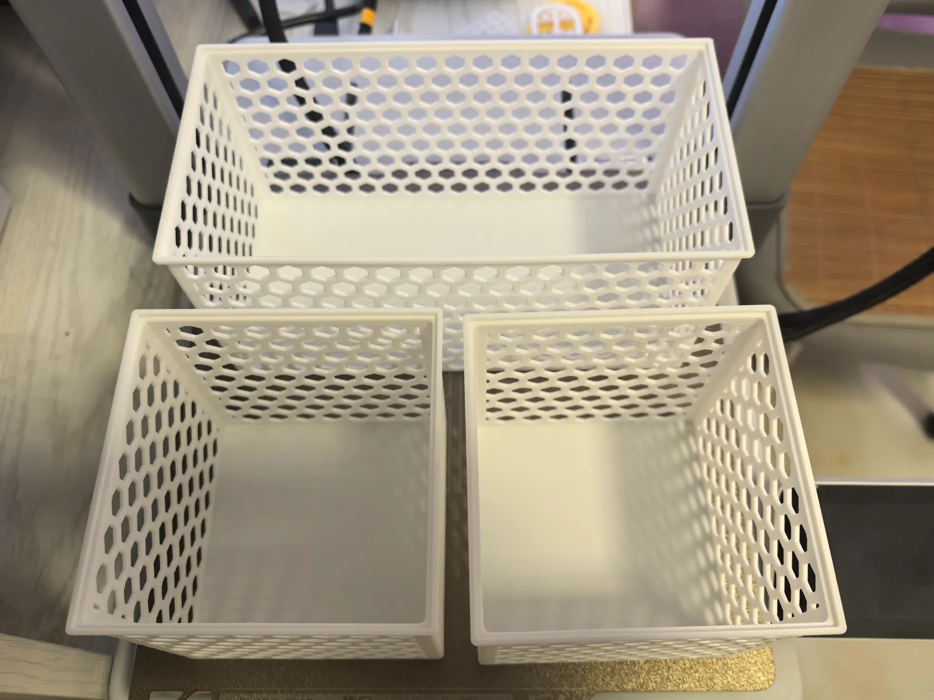 Miniatura 4 do modelo 3D 大小堆叠收纳盒（三种尺寸互相堆叠，最小尺寸10x10x10）