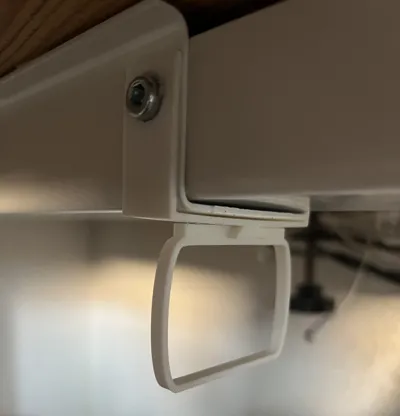 Multi-Socket Holder for Under Desk