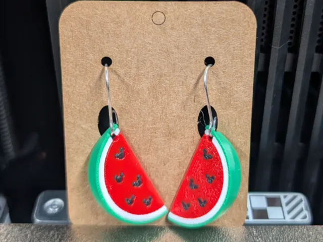 Mickey Watermelon Earrings