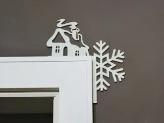 Merry Christmas Door Corner
