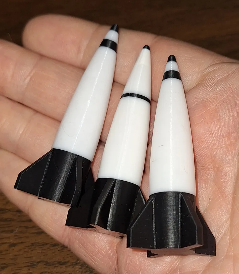 S Small Rockets 100 Small Rockets for STEM give-aways - Free 3D Print Model - MakerWorld