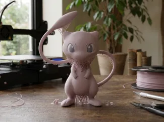Mew – Figura Decorativa a Color para Impresión 3D