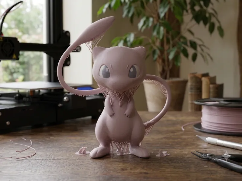 Mew – Figura Decorativa a Color para Impresión 3D