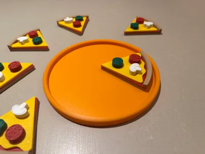 Toy pizza plate