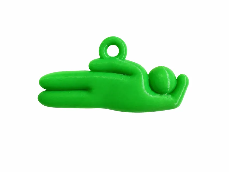 Meccha Chameleon character keychain