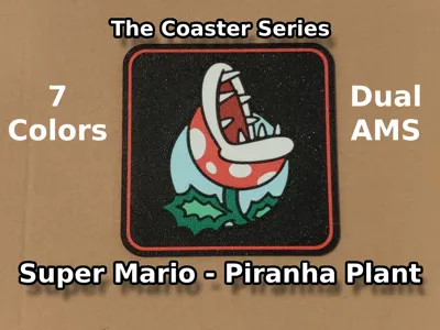 Coasters Series: Super Mario - Piranha Plant
