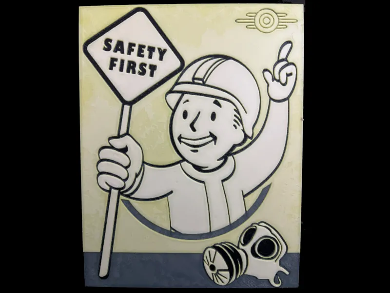 Fallout - Safety First - Vault Poster