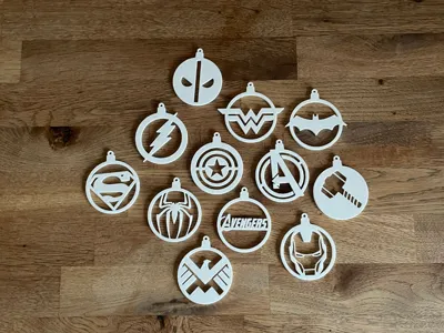 Avangers Christmas Ornaments
