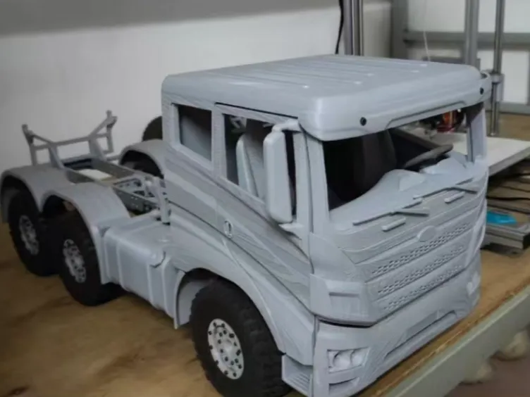 10比例六驱卡车，半挂卡车，打印RC卡车10 scale 6-wheel drive truck
