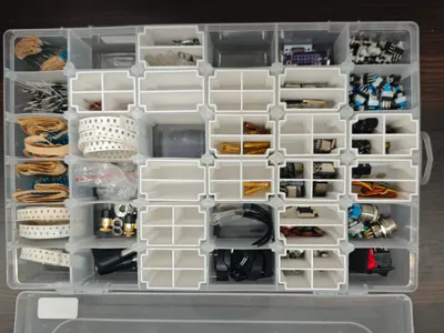 Parts Storage Box Fine Dividers