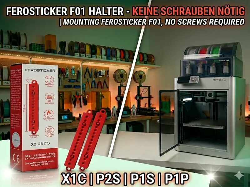 Ferosticker Holder for X1C / P2S / P1S / P1P