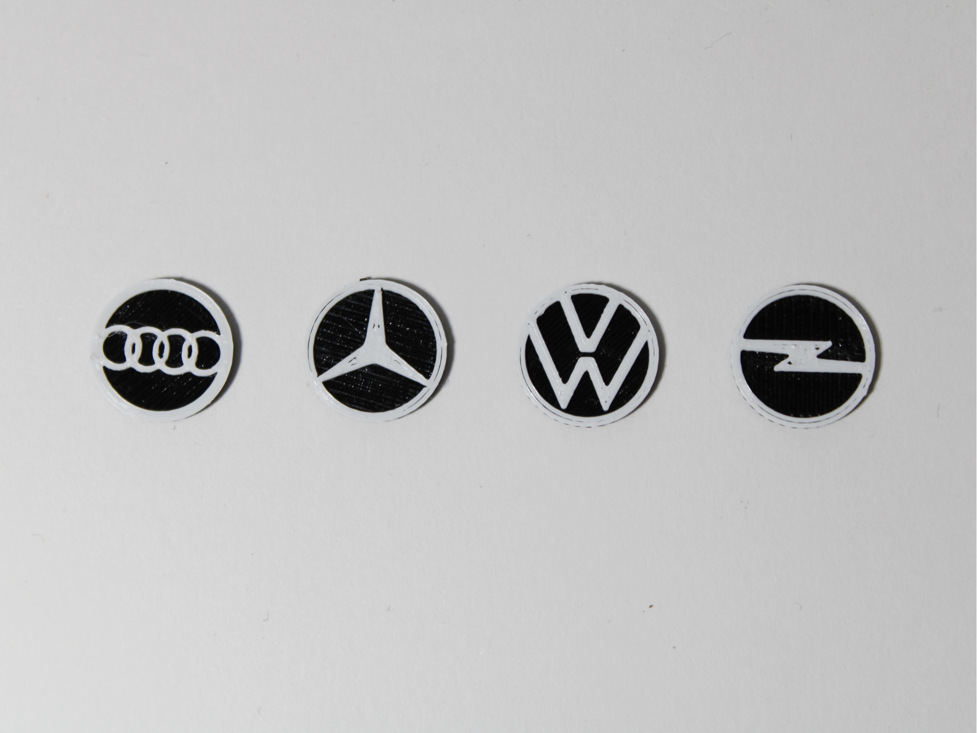 Car Key Fob Badges 3D model