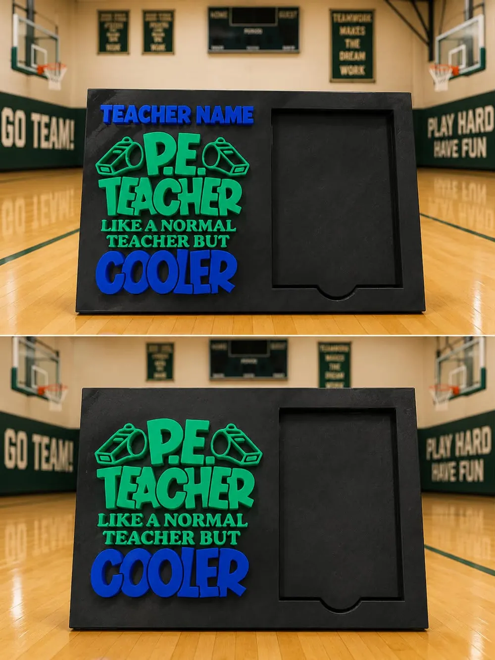 P.E. Coach Sticky Notepad Holder - Free 3D Print Model - MakerWorld