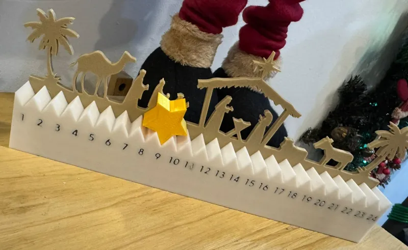 Christmas nativity countdown - Advent calendar