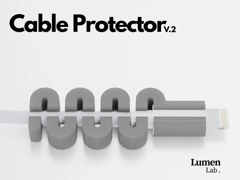 Cable Protector v² (Designed for Lightning Cables)