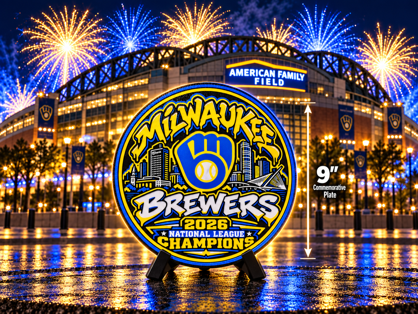 Milwaukee Brewers 2026 NLC Commemorative Plate - 1