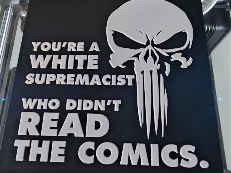 Lore accurate Punisher Sign