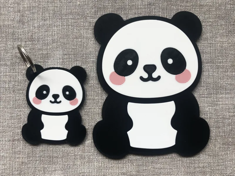 Cute Panda | Wall Decor & Keychain