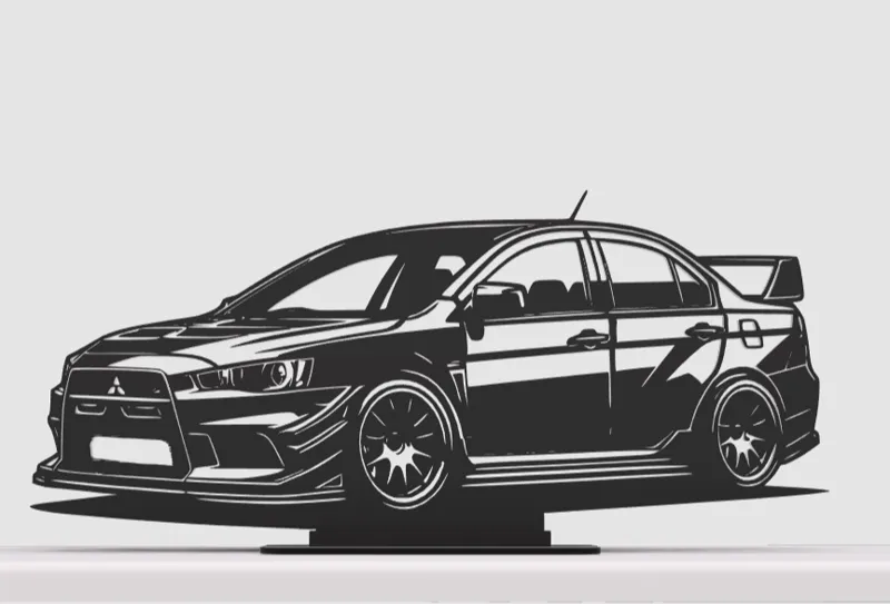 Mitsubishi Lancer Evolution Silhouette