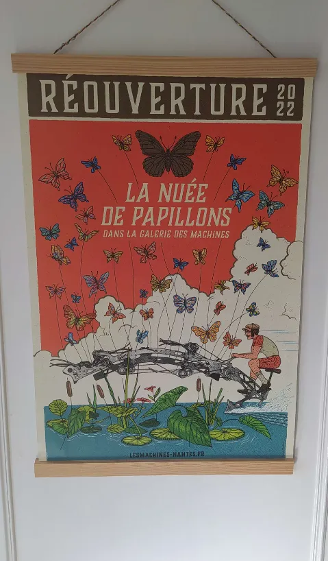 Support mural pour affiche