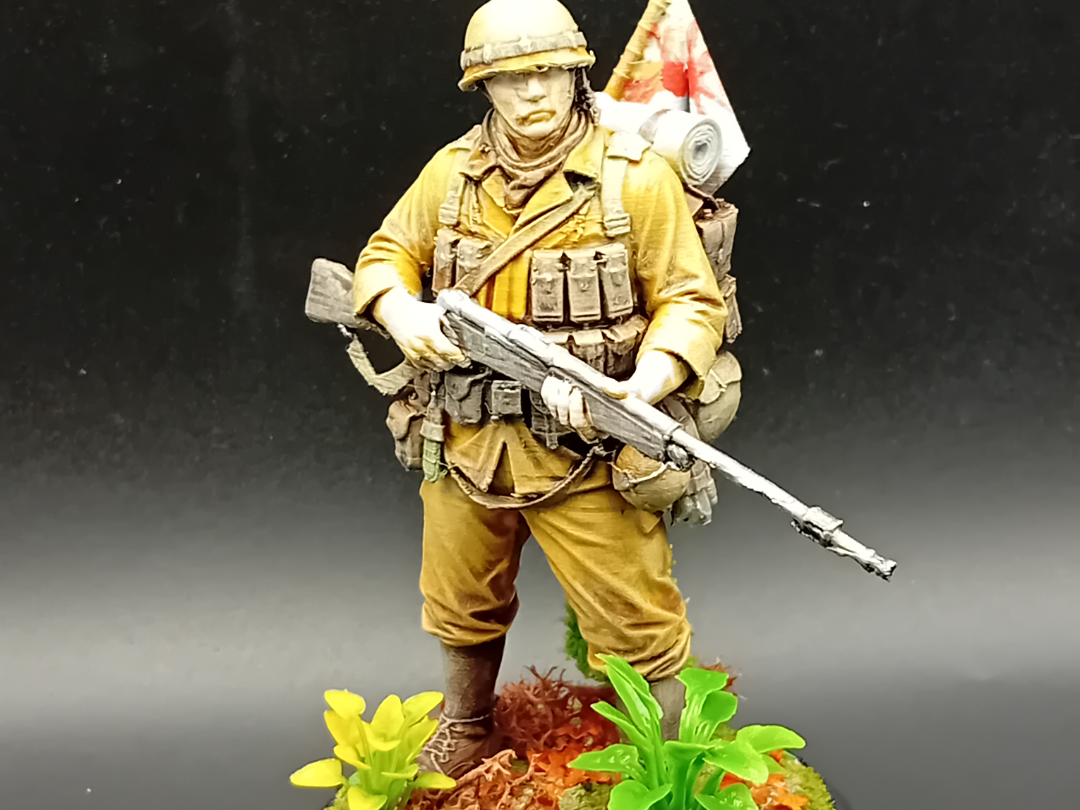 ww2 soldier- wargaming soldier 100mm and 28mm