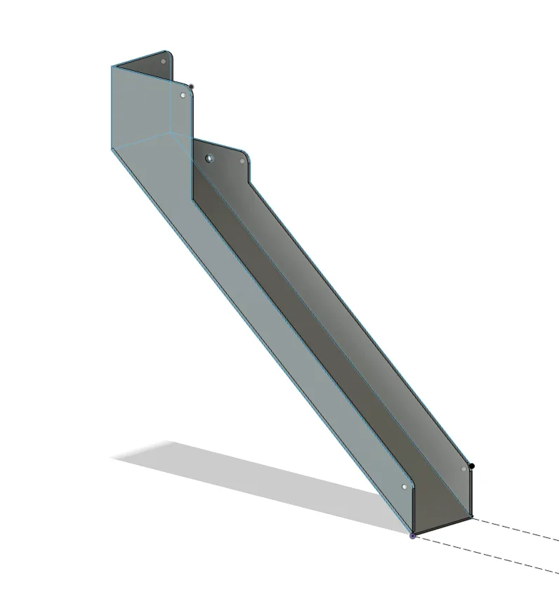 X1C Full Poop Chute for IKEA PAX side exit