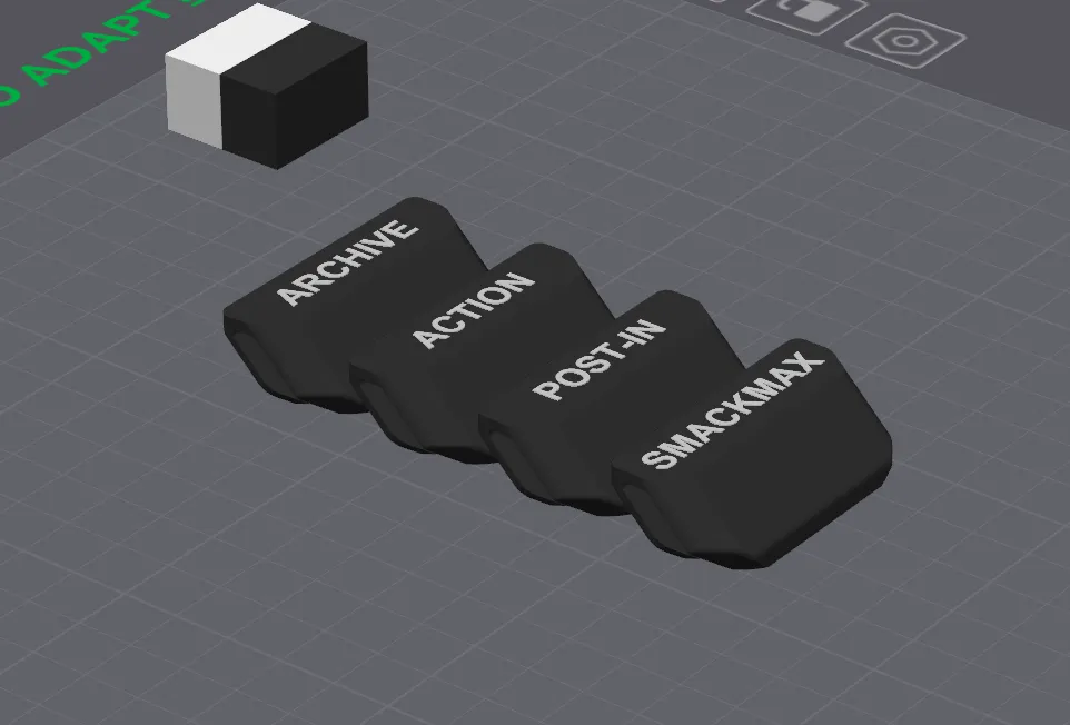 BUCKETS R3 TAGS (Tags for BUCKETS series) - Free 3D Print Model ...