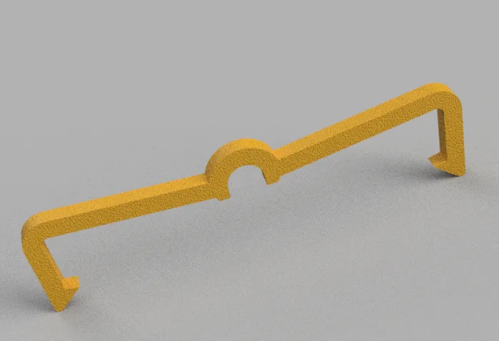 Pegboard retainer clip