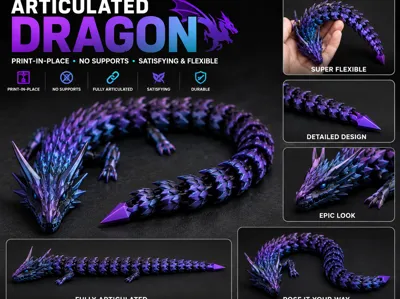 Articulated Crystal Dragon